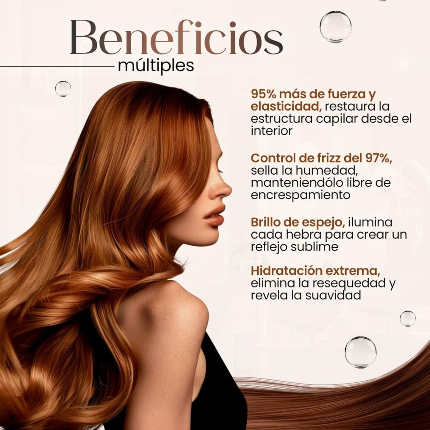 Tratamiento Capilar de Colágeno. Repara y combate el Frizz en 10 Minutos